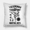 Taekwondo World Champion Throw Pillow Official Taekwondo Merch