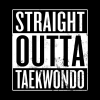 Straight Outta Taekwondo Throw Pillow Official Taekwondo Merch