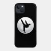 Taekwondo Girl Kicking In The Moon Phone Case Official Taekwondo Merch