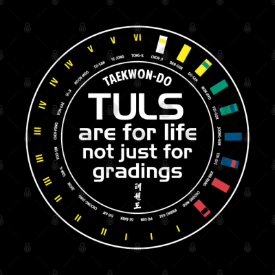 Tuls Are For Life Throw Pillow Official Taekwondo Merch