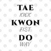 Taekwondo Minimalist Throw Pillow Official Taekwondo Merch