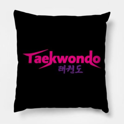 Taekwondo Logo Throw Pillow Official Taekwondo Merch