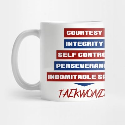 Tenets Of Taekwondo Mug Official Taekwondo Merch