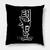 Taekwondo Silhouette Design Throw Pillow Official Taekwondo Merch