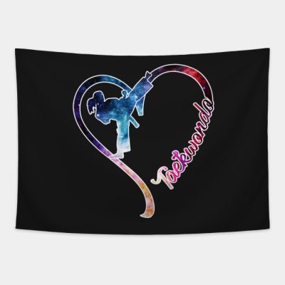 Galaxy Teakwondo Heart Tapestry Official Taekwondo Merch