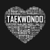 Love Taekwondo Heart Hoodie Official Taekwondo Merch