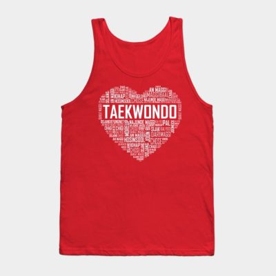 Love Taekwondo Heart Tank Top Official Taekwondo Merch