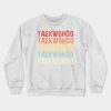 Retro Taekwondo Crewneck Sweatshirt Official Taekwondo Merch