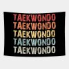 Retro Taekwondo Tapestry Official Taekwondo Merch