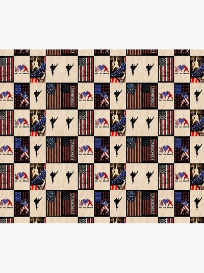 Taekwondo Vintage Usa Flag Tapestry Official Taekwondo Merch