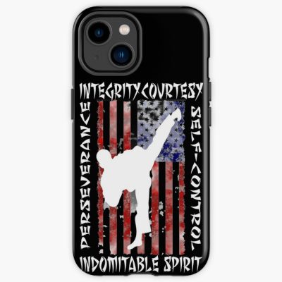 American Martial Arts 5 Tenates Of Taekwondo Iphone Case Official Taekwondo Merch