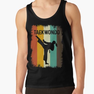 Vintage Retro Taekwondo Tank Top Official Taekwondo Merch