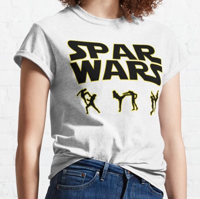 Spar Wars Taekwondo Mma Karate T-Shirt Official Taekwondo Merch