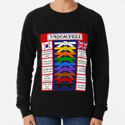 Taekwondo Poster Sweatshirt Official Taekwondo Merch