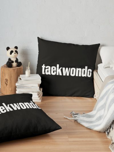 Taekwondo Throw Pillow Official Taekwondo Merch