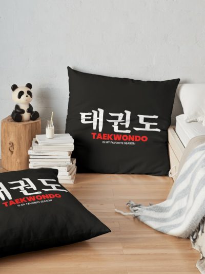 Funny Taekwondo Quote Taekwondo Quotes Throw Pillow Official Taekwondo Merch