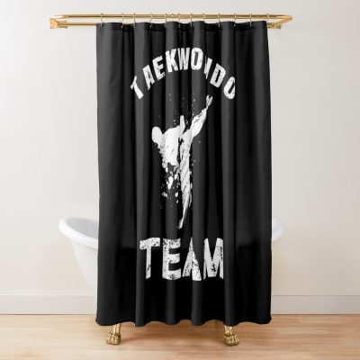 Taekwondo Team Shower Curtain Official Taekwondo Merch