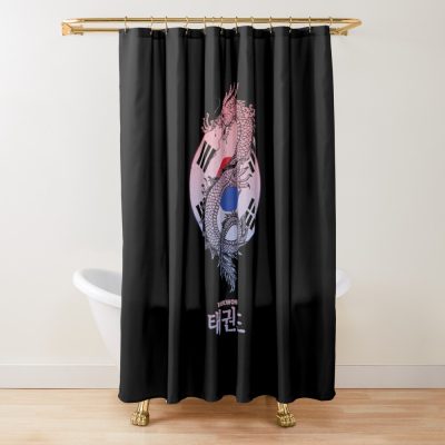 Funny Taekwondo Quote Taekwondo Quotes Shower Curtain Official Taekwondo Merch