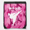 taekwondo cute pink white girly quote drawstring bag r22379e1fd5444410a9506e95c56f608e zffcx 1000 - Taekwondo Gifts