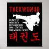 taekwondo tenets martial arts poster r7700445d40a24274a003f8d81d5beea5 wva 8byvr 1000 - Taekwondo Gifts