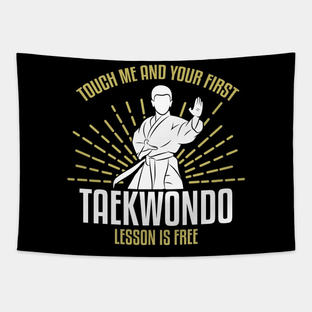 Taekwondo Lesson Tapestry