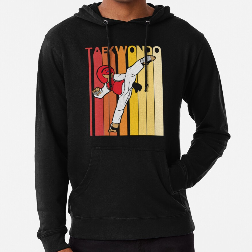 Vintage Retro Taekwondo Hoodie